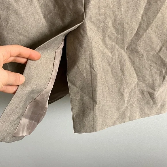 OAK + FORT Beige Single-Breasted Blazer - Picture 13 of 13